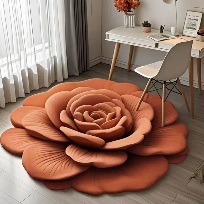 Floral Plush Diatomaceous Earth Floor Mat - Image 3