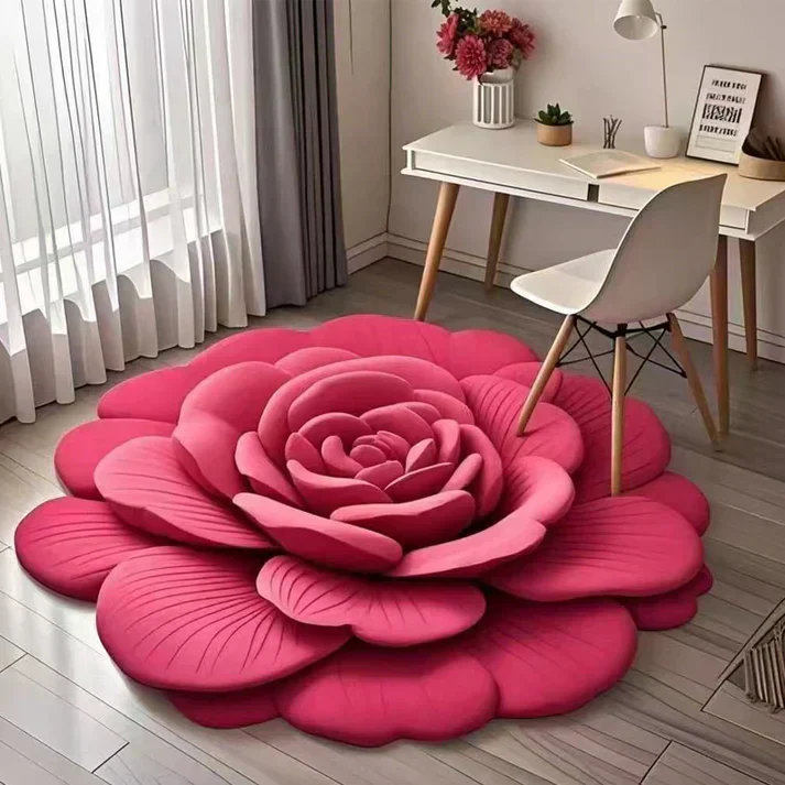 Floral Plush Diatomaceous Earth Floor Mat - Image 5