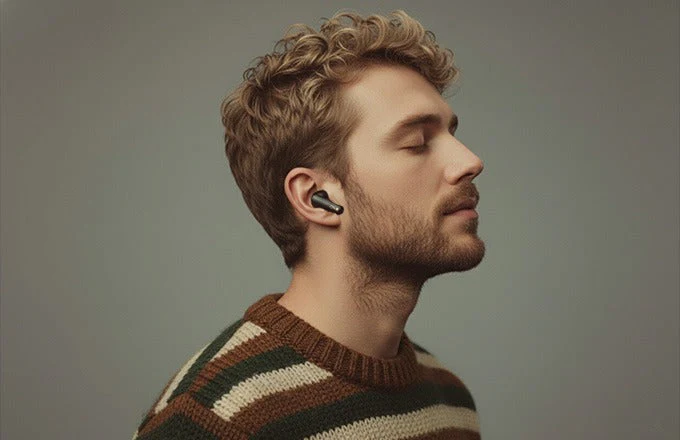 Round Wireless Earbuds with 12-Hour Playtime - Image 4