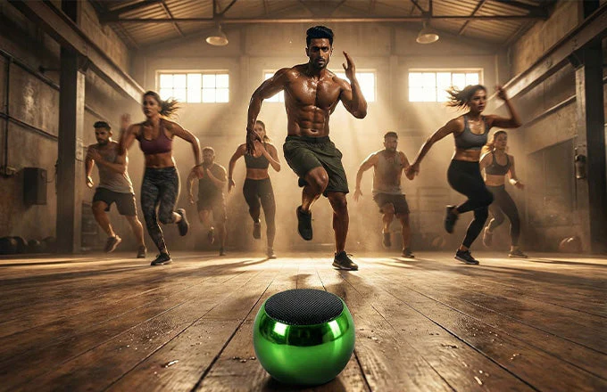 Premium Mini Steel Wireless Speaker with Powerful Surround Sound - Image 3