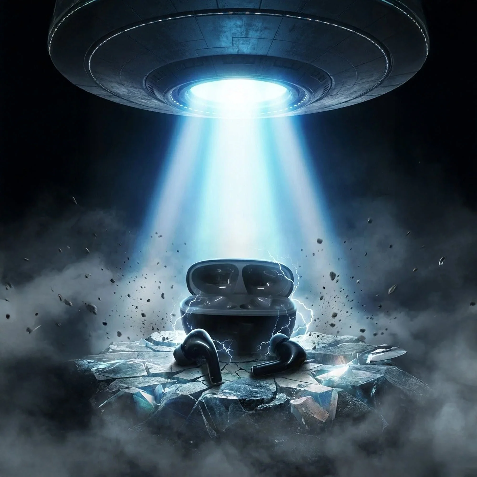 Pure Black Earbuds with Deep Bass, Quad Mic & 48H Playback - Image 11