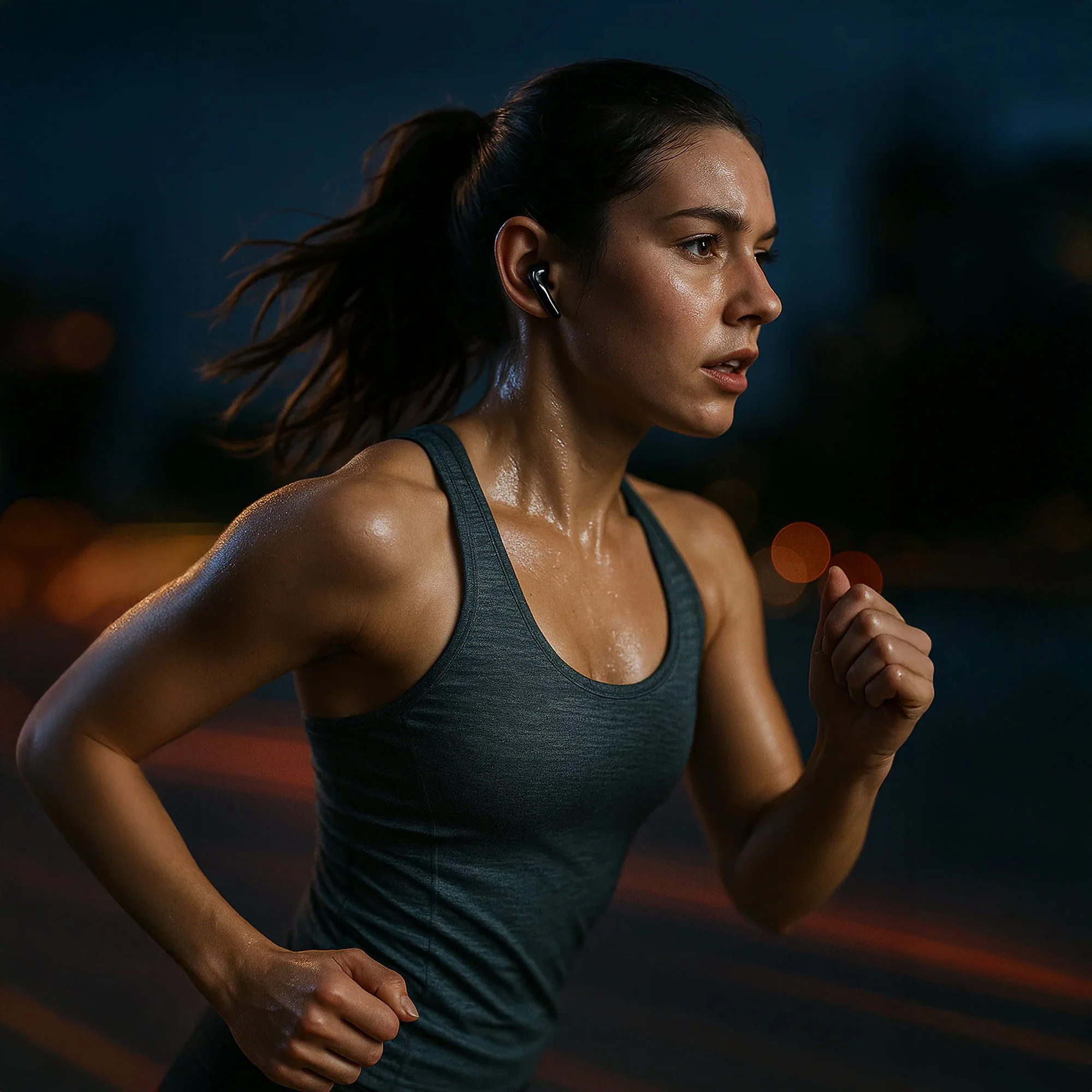 Pure Black Earbuds with Deep Bass, Quad Mic & 48H Playback - Image 13